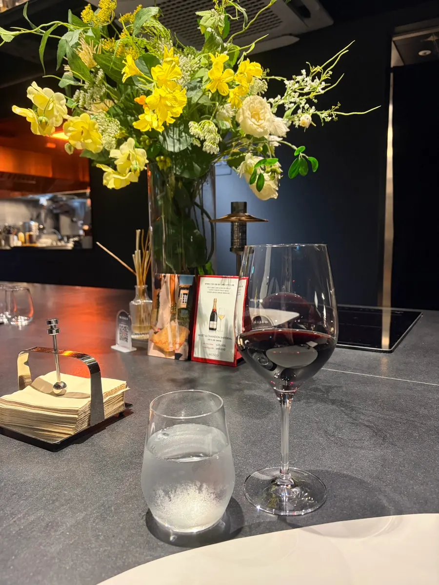 MUSEO's Chef's Tasting Menu course listing