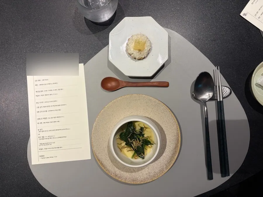 Wine paired with the dinner course at MUSEO