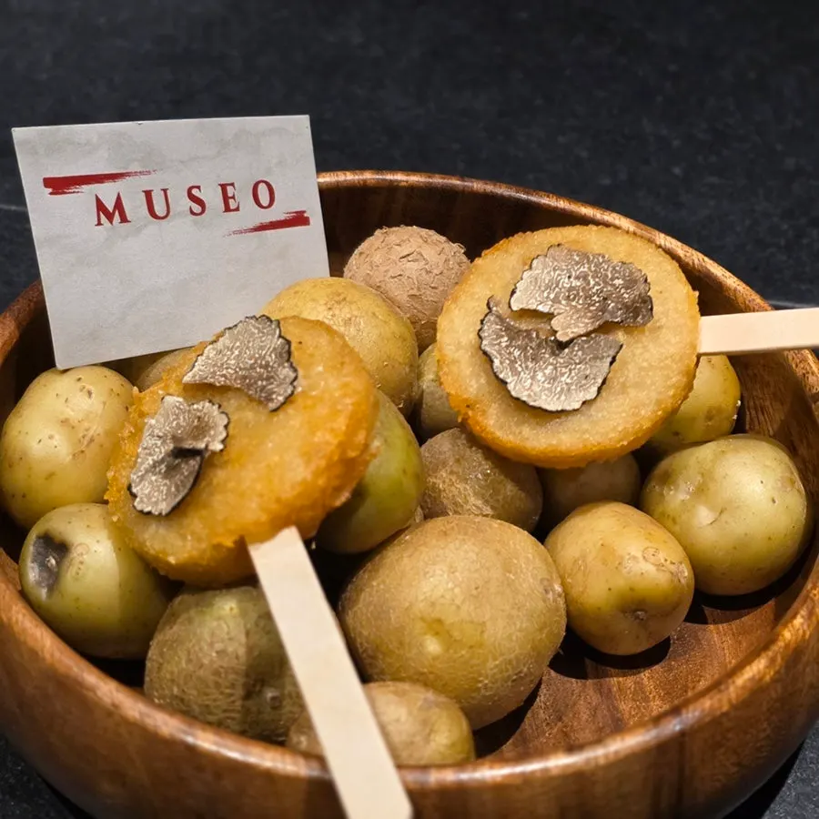A dish from MUSEO's dinner course