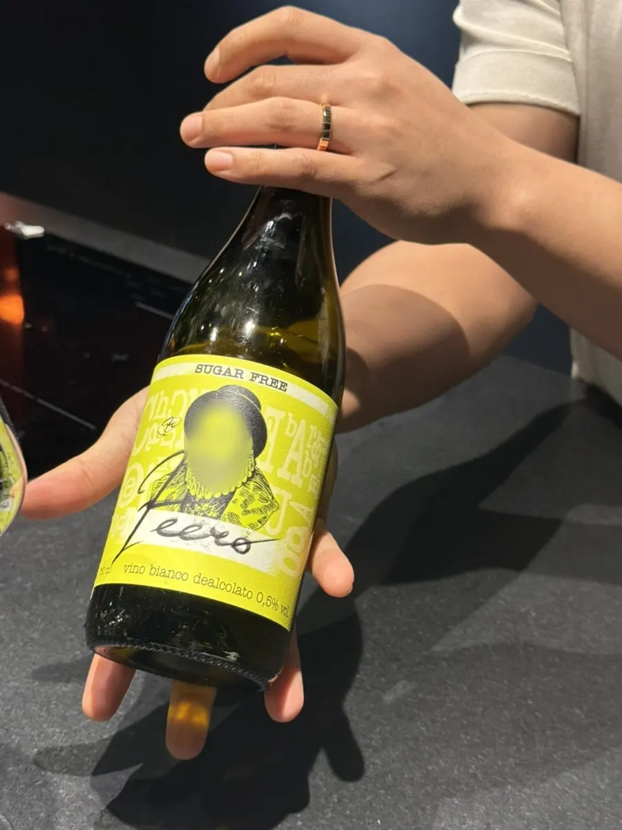 A glass of MUSEO's wine pairing