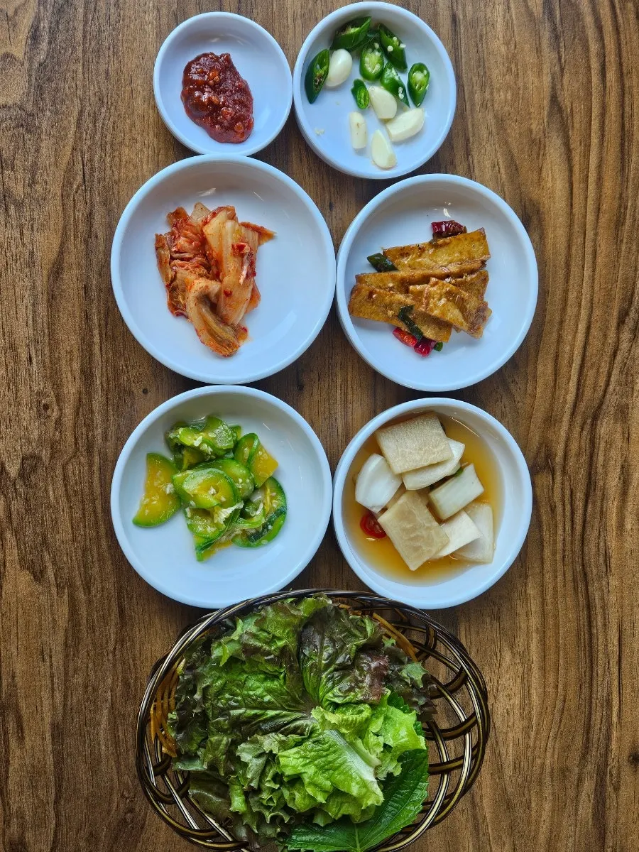 View of Ttukbangjip's menu and seating area