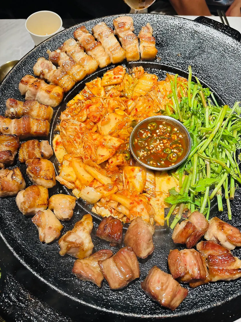 무쇠뚝 2인 세트 상차림