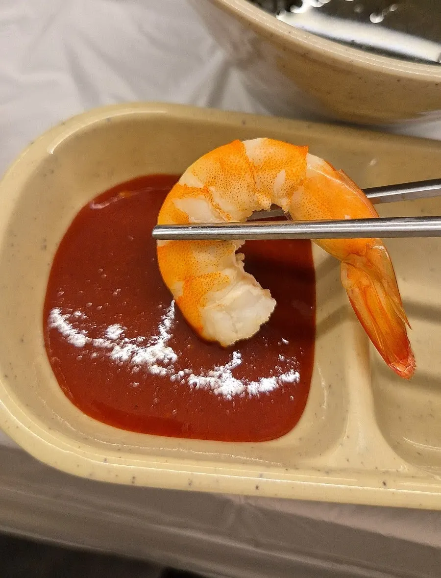 새우머리 버터구이 접시