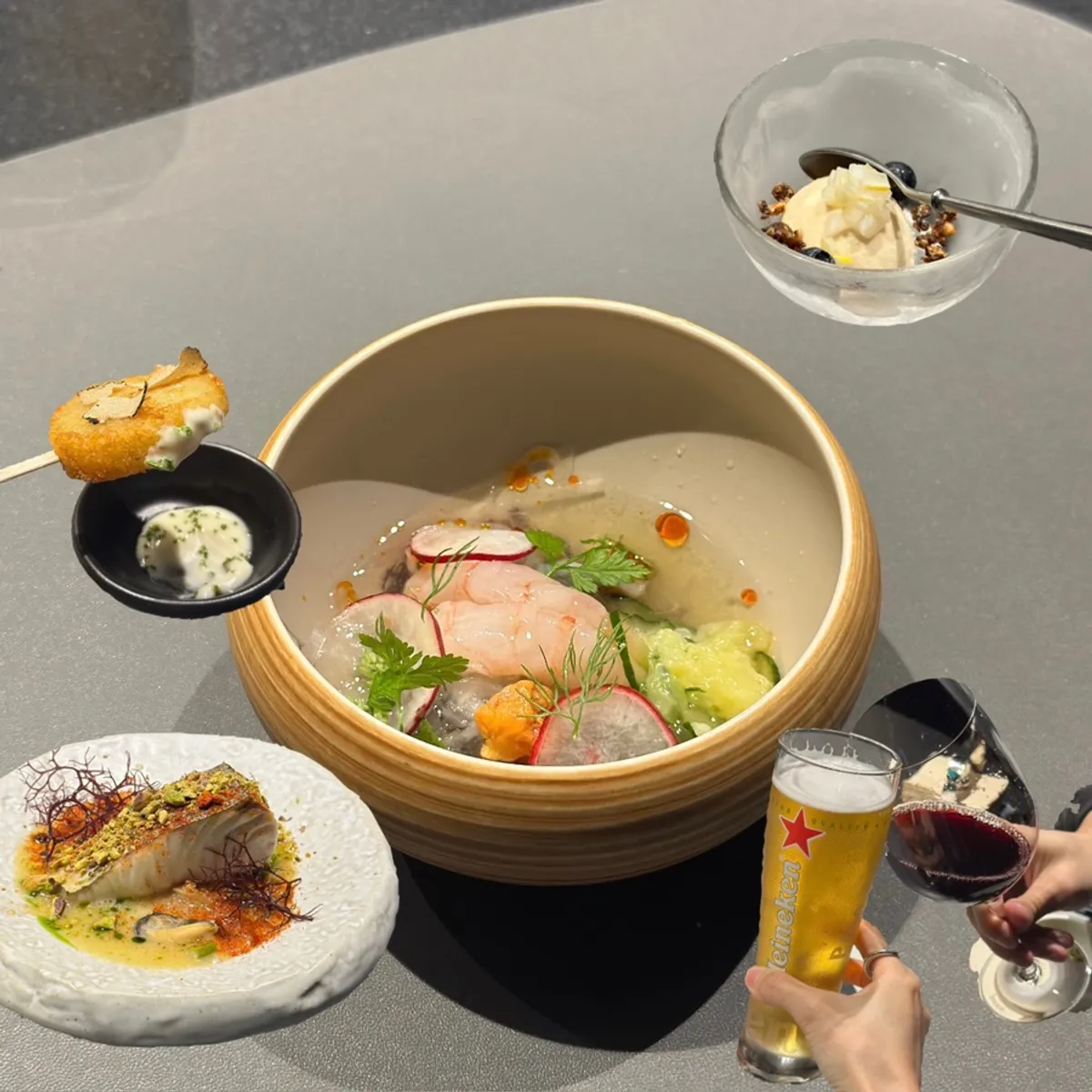 MUSEO's Korean course made with seasonal ingredients