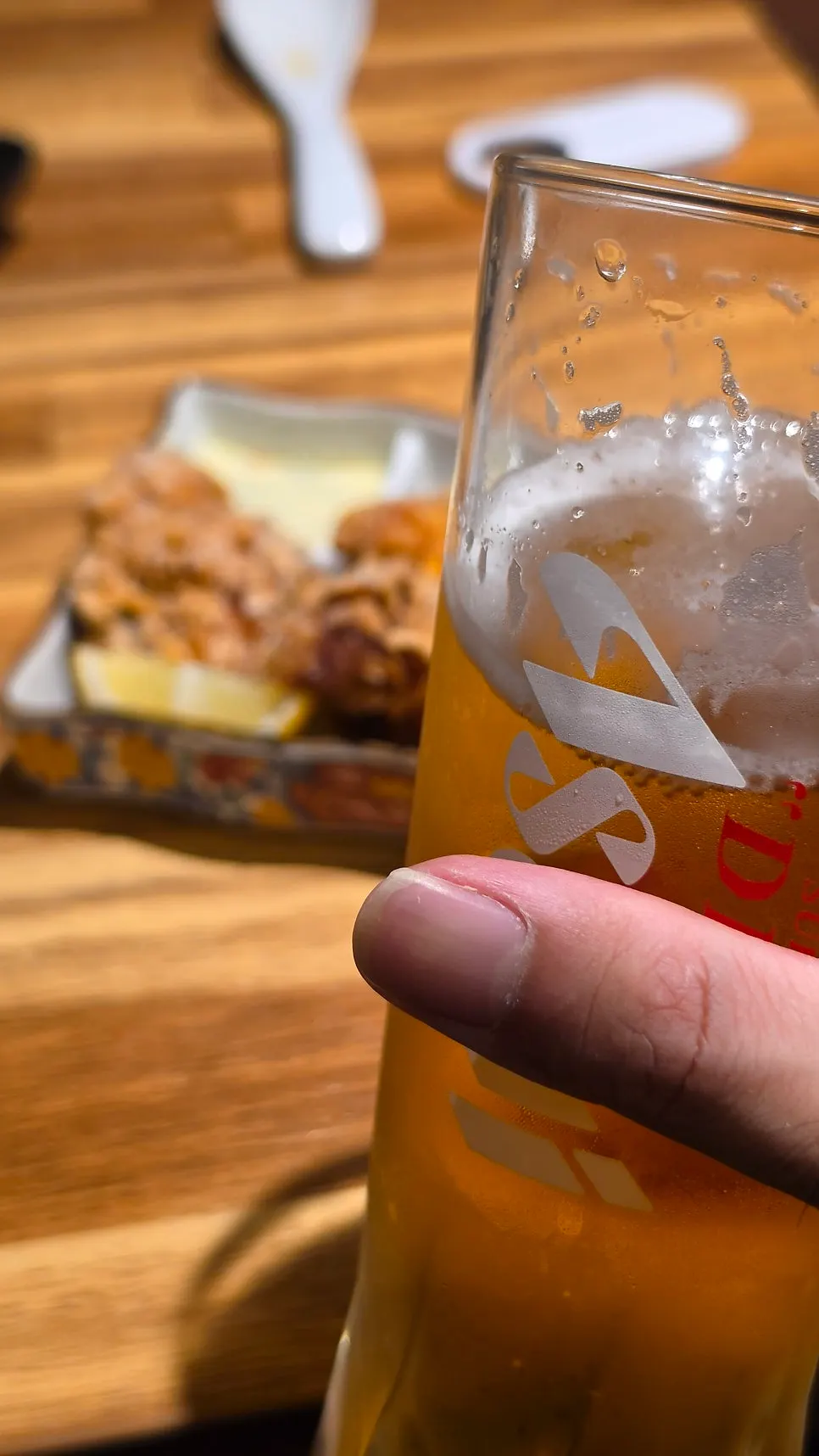 A plate of freshly fried chicken karaage