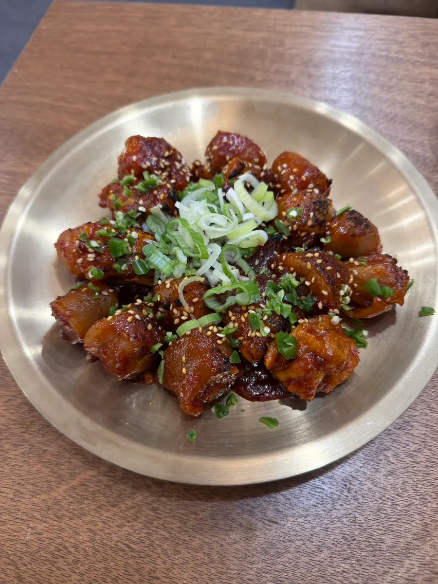 A plate of the bulkkorangi side dish