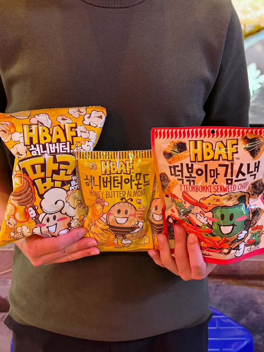HBAF store in Myeongdong visited while waiting