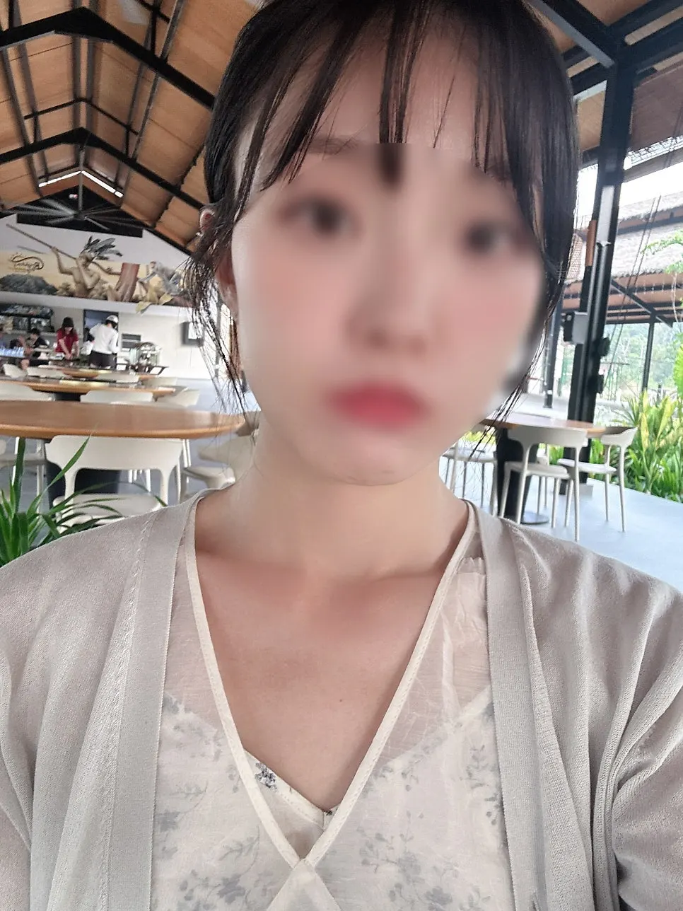 管理后中庭体积被填满的样子