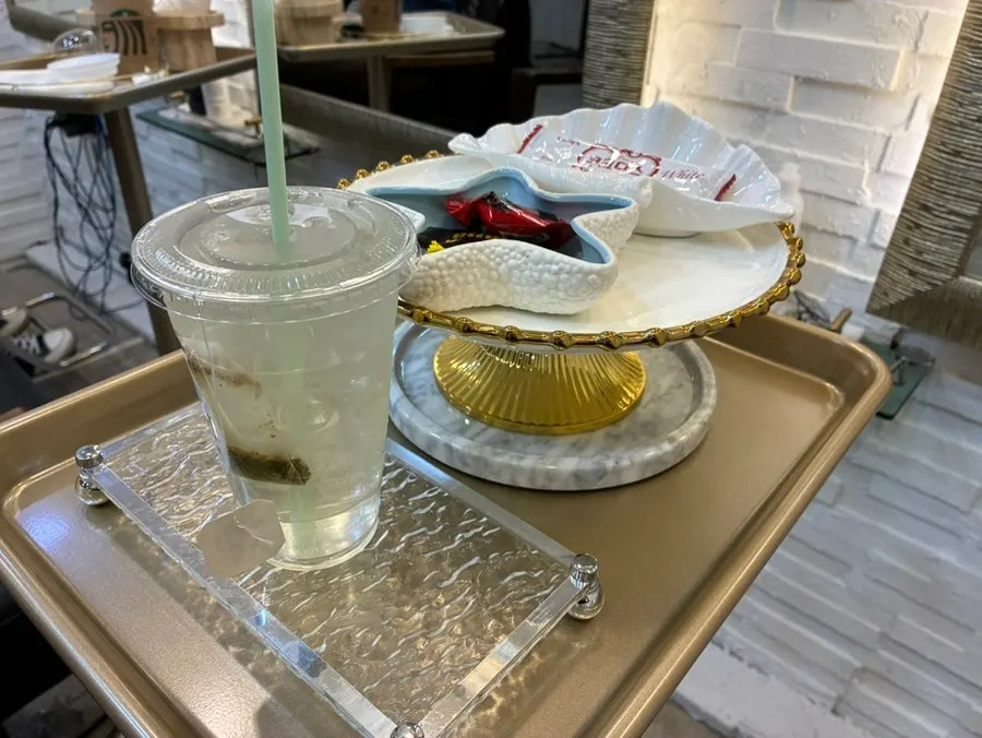 Snacks and drinks provided while waiting