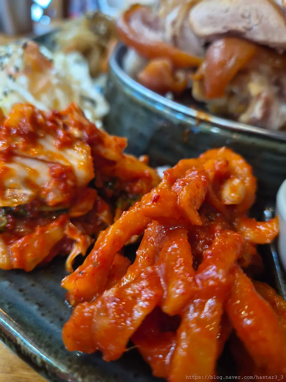 우뭇가사리 등 곁들이 반찬