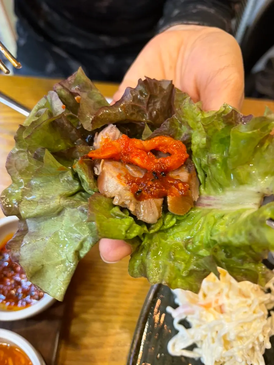 사이드로 나온 김밥