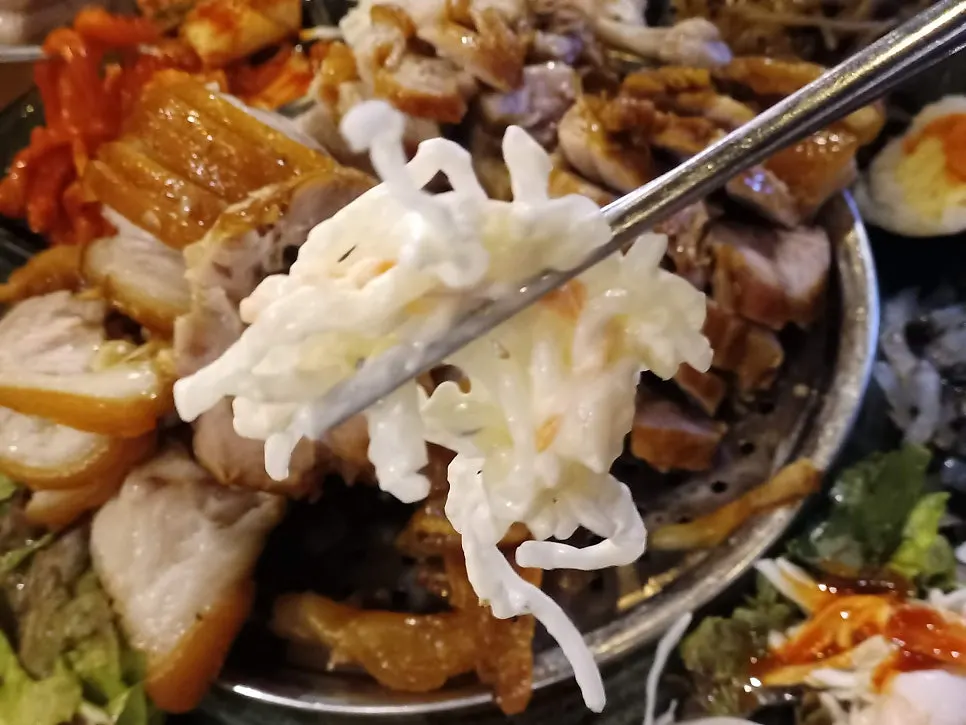 Generous side dish spread image