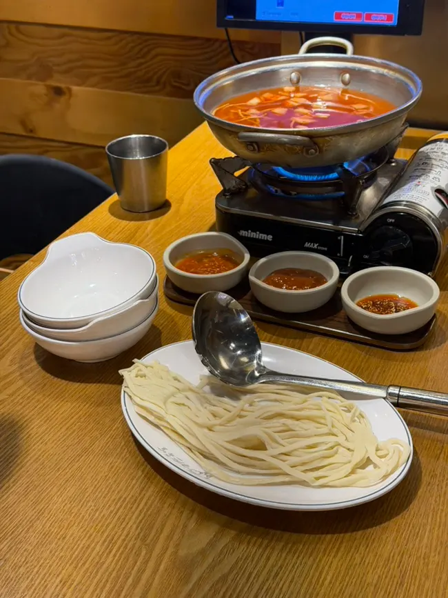 주문 후 세팅된 테이블