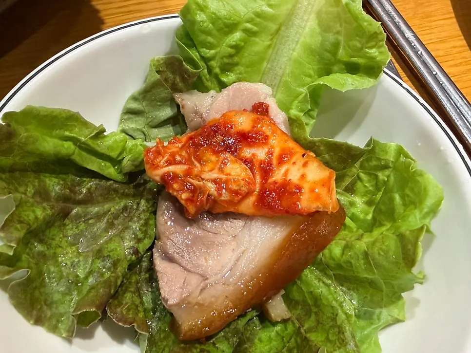 Kimchi for wrapping jokbal