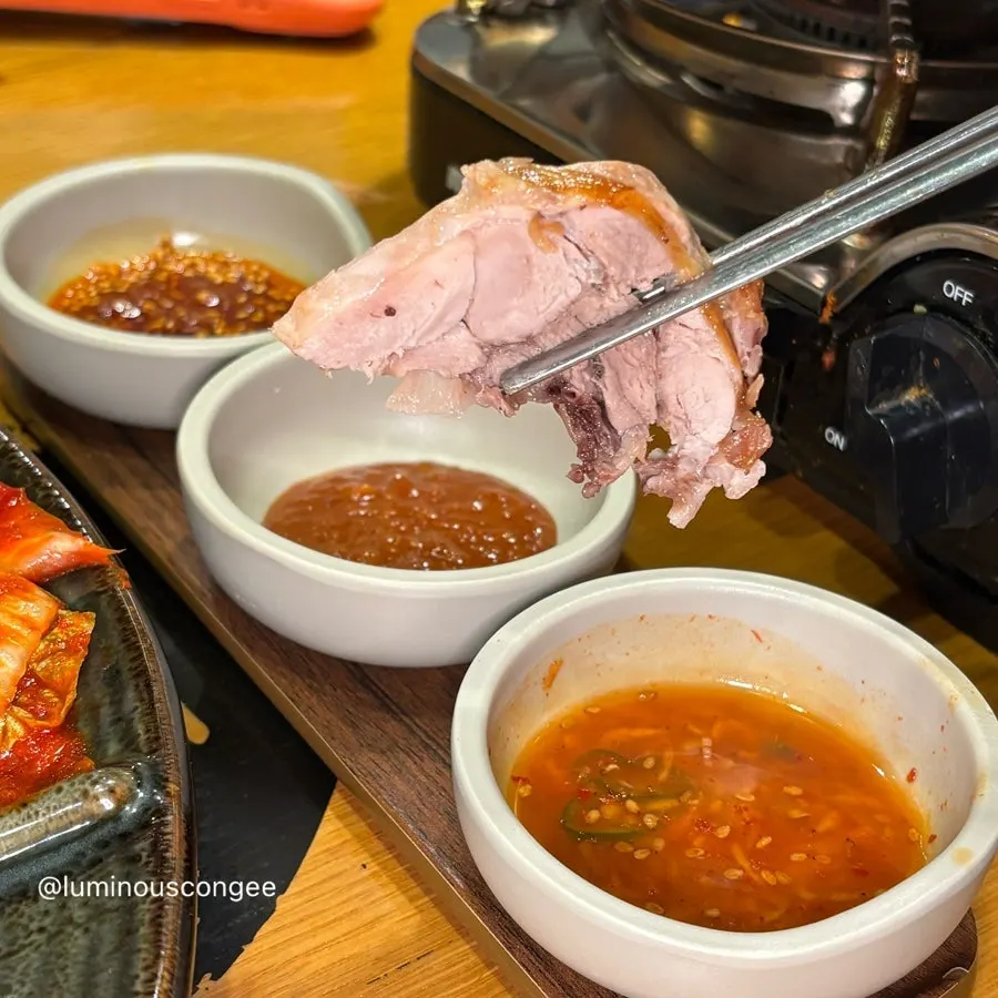 쌈장과 새우젓 마라장 소스