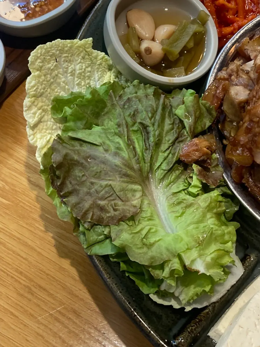 황제족발 사이드 묵무침
