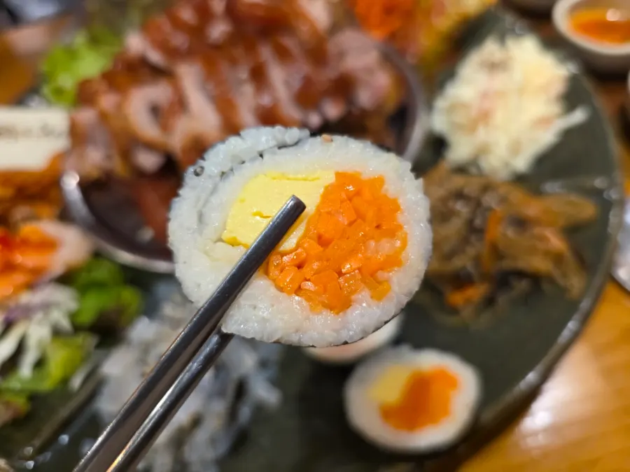 おかずとして出てきたキンパ