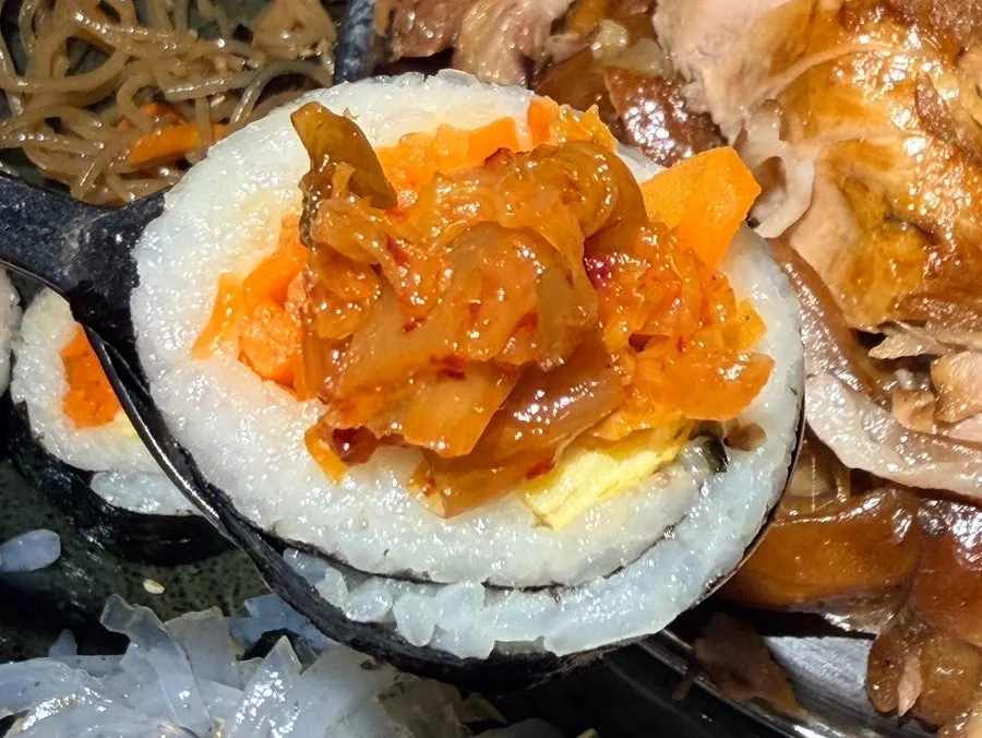 족발 한상과 소주 반주