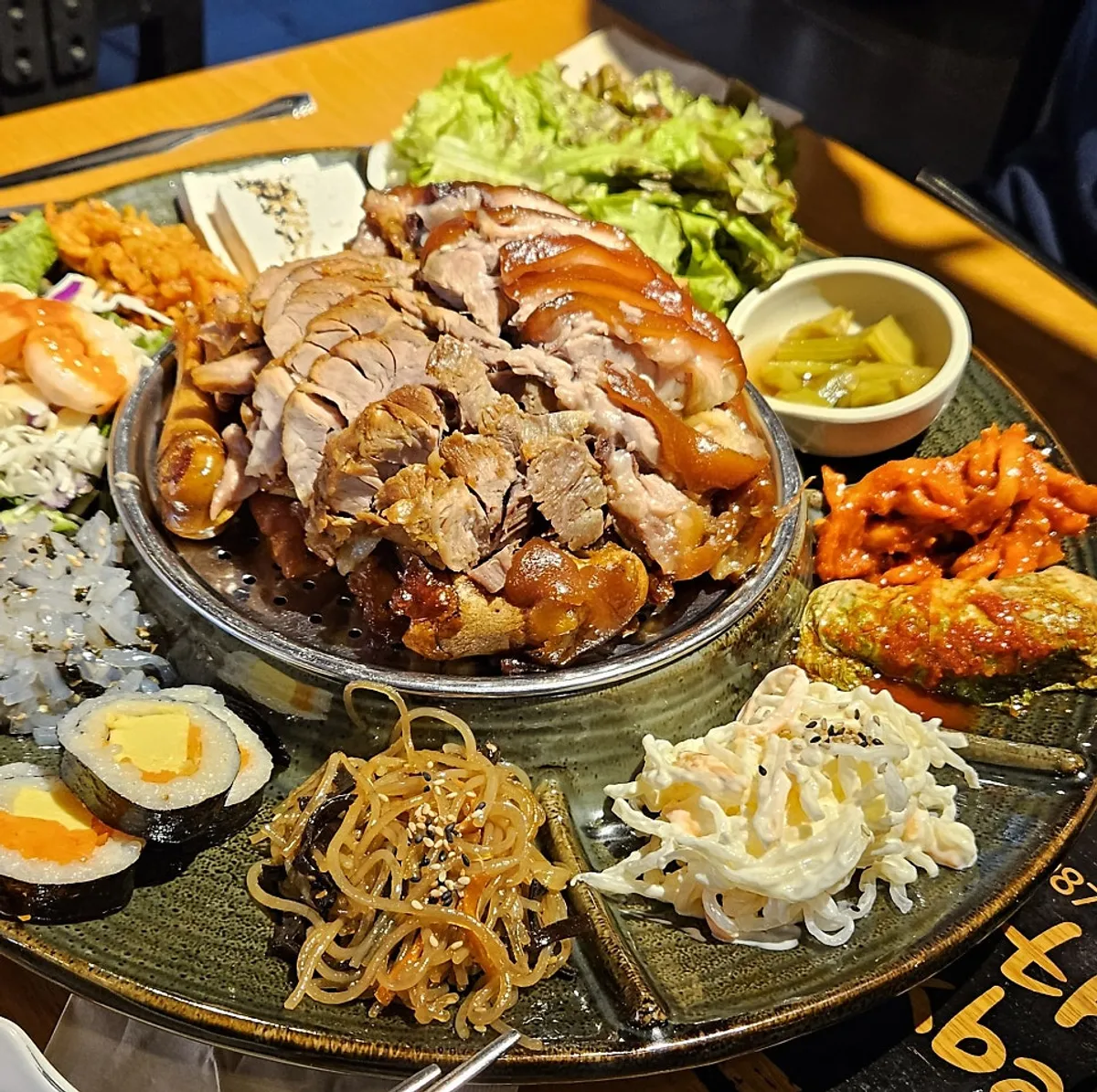 Jokbal spread at Miss Jokbal Seoul Myeongdong Branch, a Myeongdong jokbal favorite