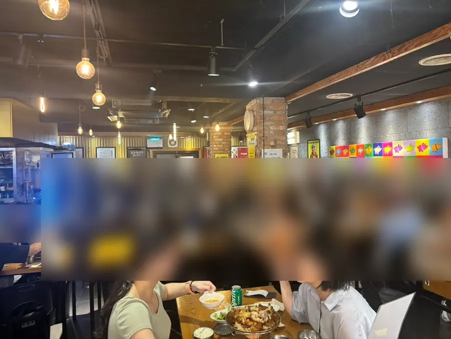 미쓰족발 메뉴판 전체 모습