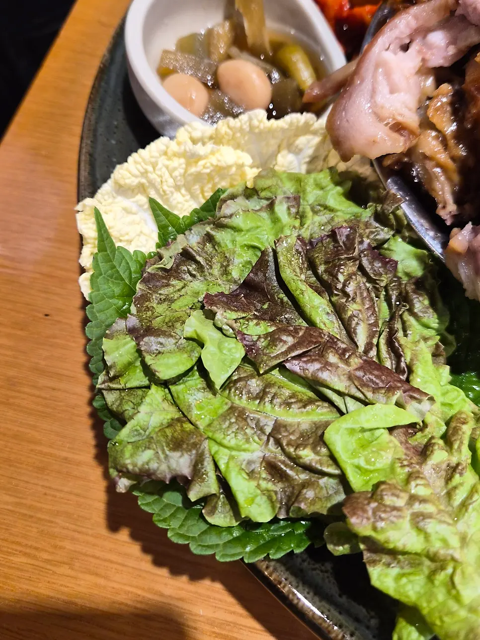 상추 깻잎 알배추 쌈채소 3종