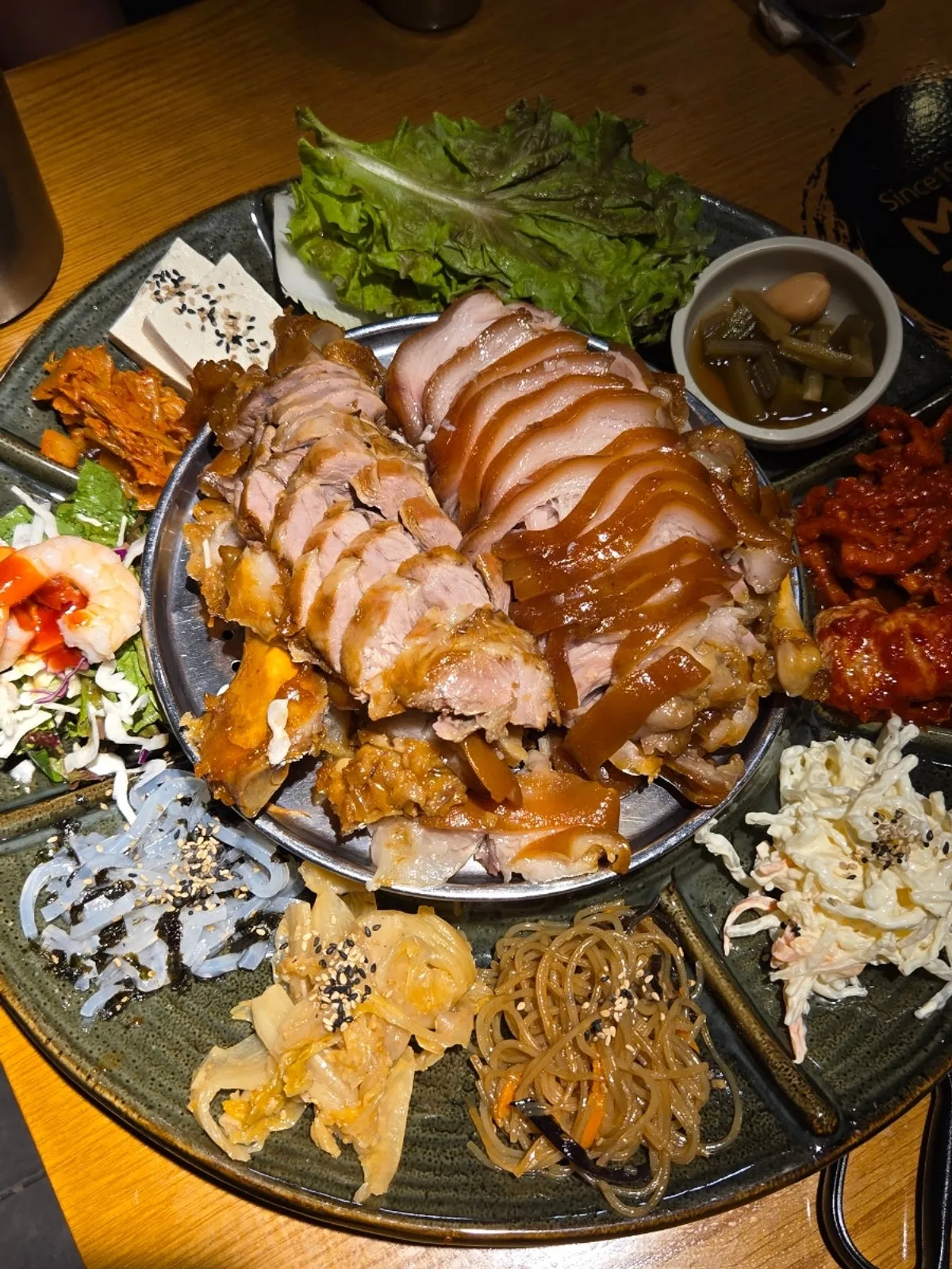 Full spread of Miss Jokbal's signature Emperor Jokbal