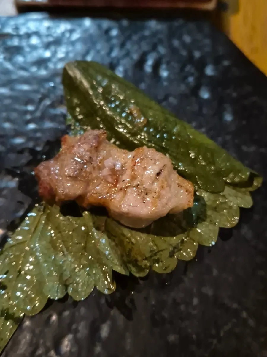 Pork belly with Suntai jeot