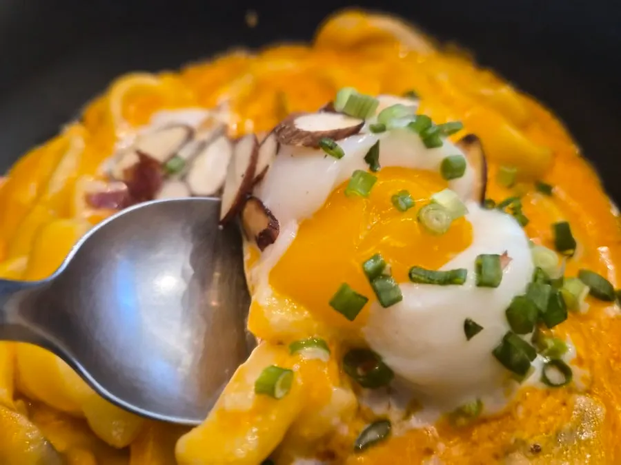 Seventy Four's 74 signature tteokbokki with thin rice cakes
