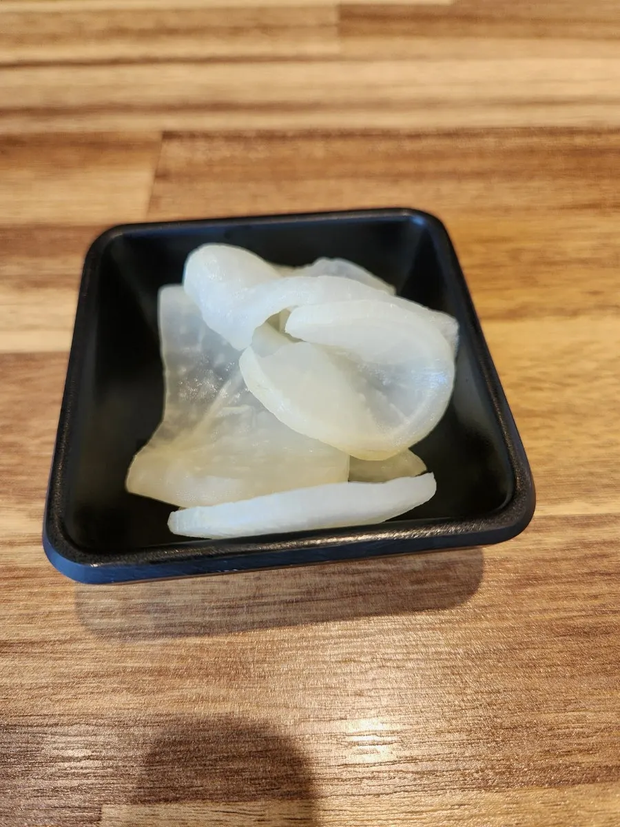 유자향 단무지 기본 반찬