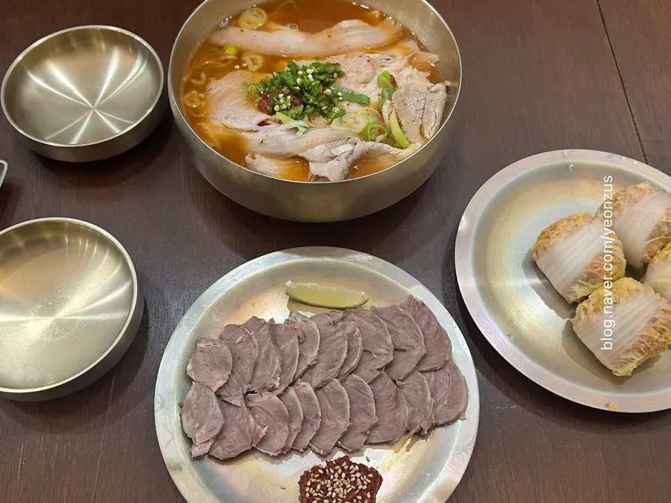 백옥 명동 메뉴판