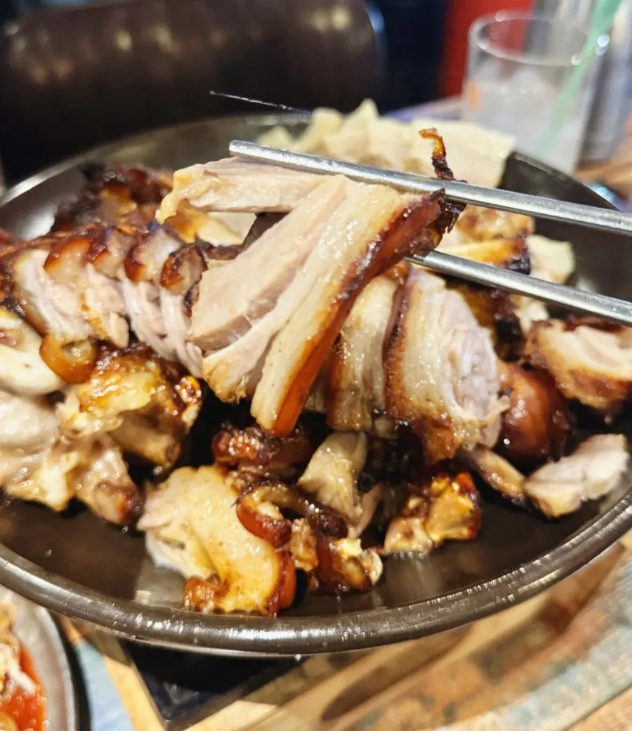 불향 입은 화덕 족발 클로즈업