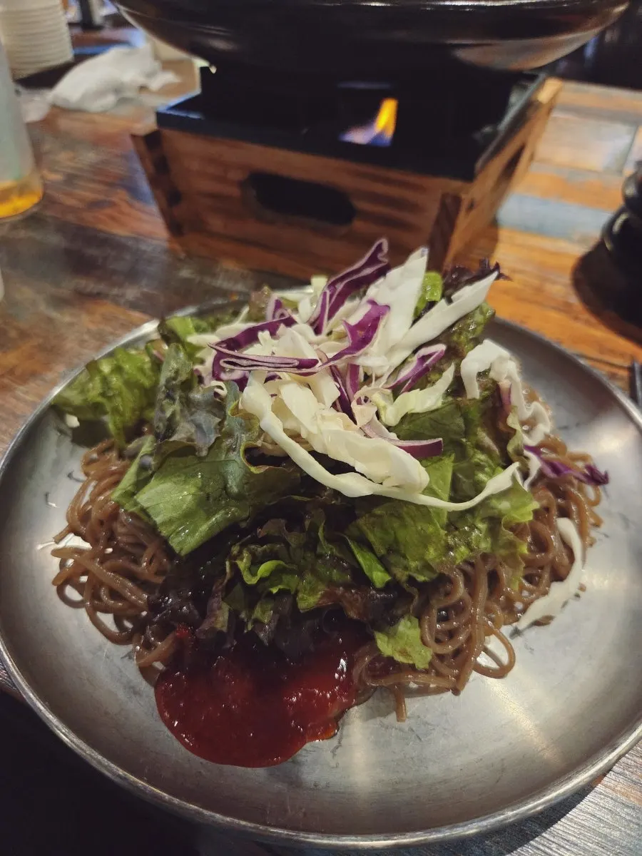 리뷰 이벤트로 받은 막국수