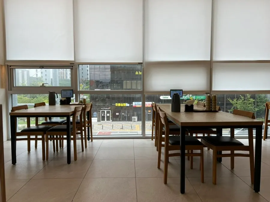 Open view from the 2nd floor window seats