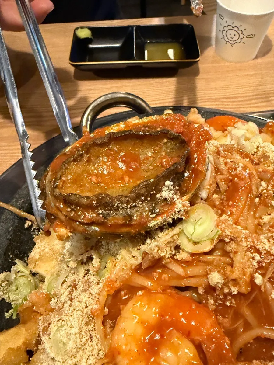 Seafood in hot stone seafood pork bone jjim