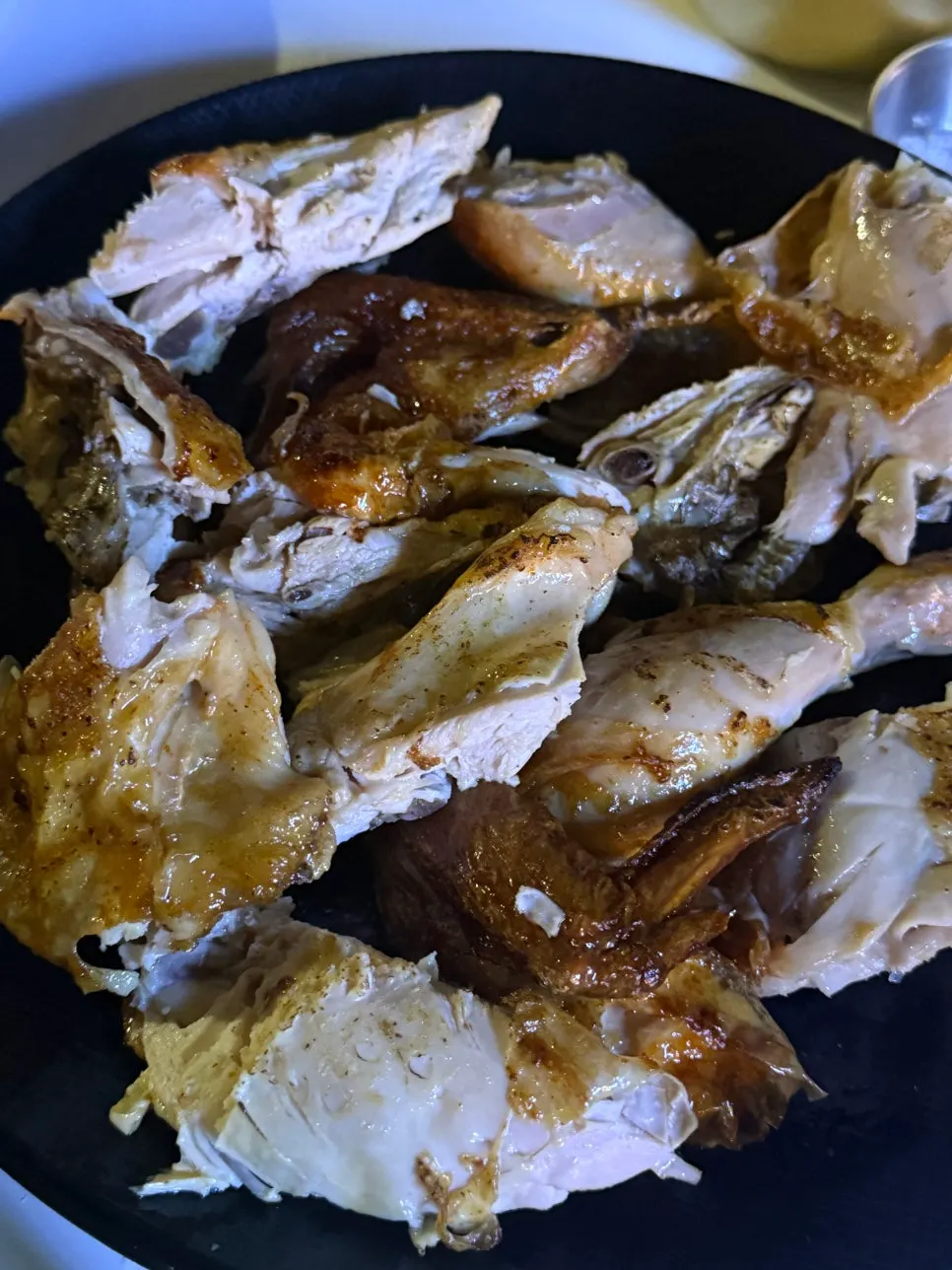 Pre-cut charcoal-stone original rotisserie chicken