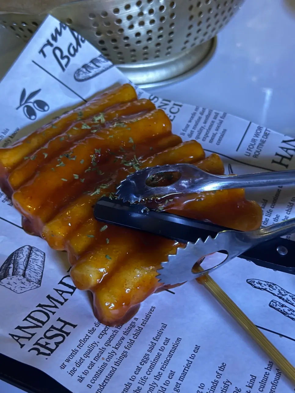 Cajun fries received from the review event