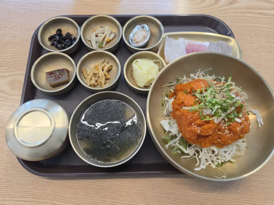 수성수산 3종 모듬 물회 한상차림