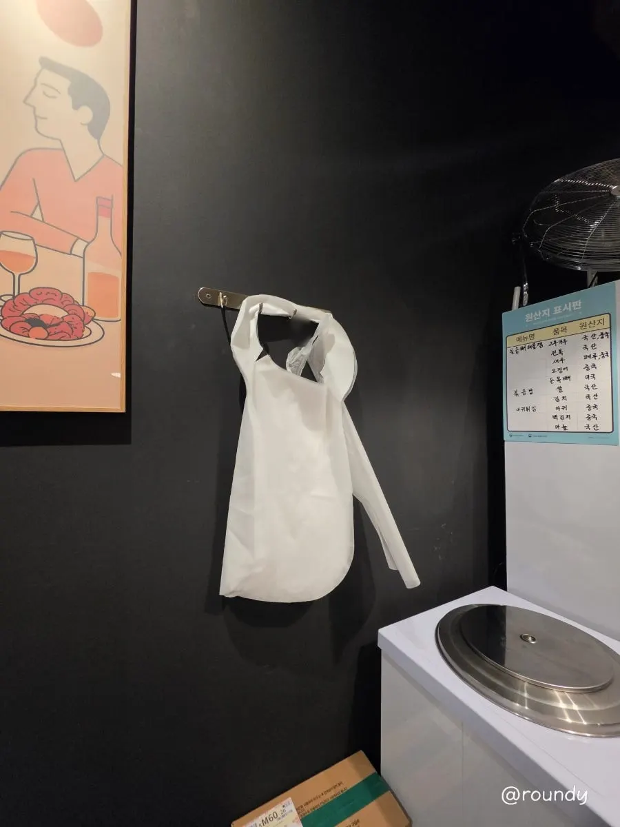 Disposable aprons available at Haemullae