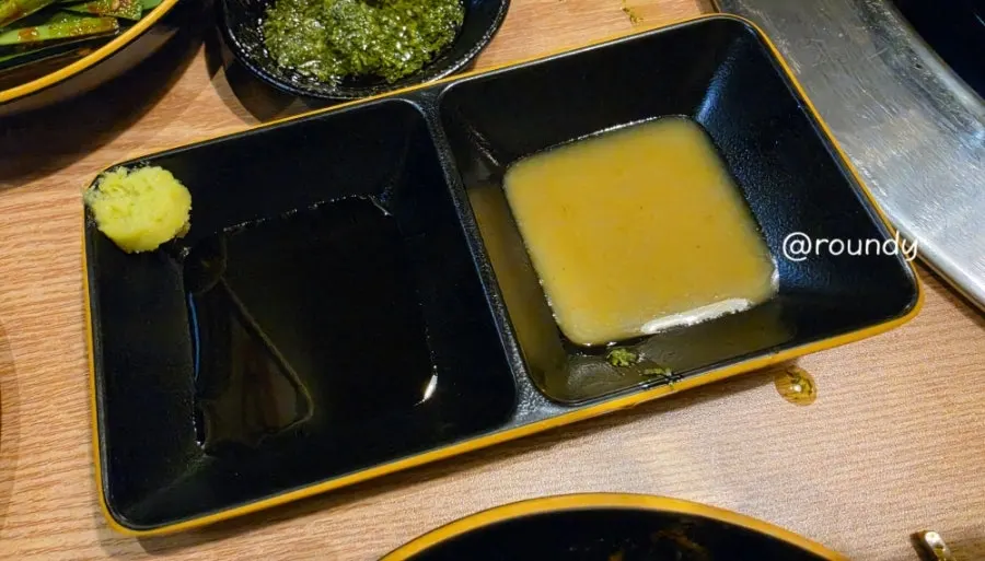 The special wasabi soy sauce