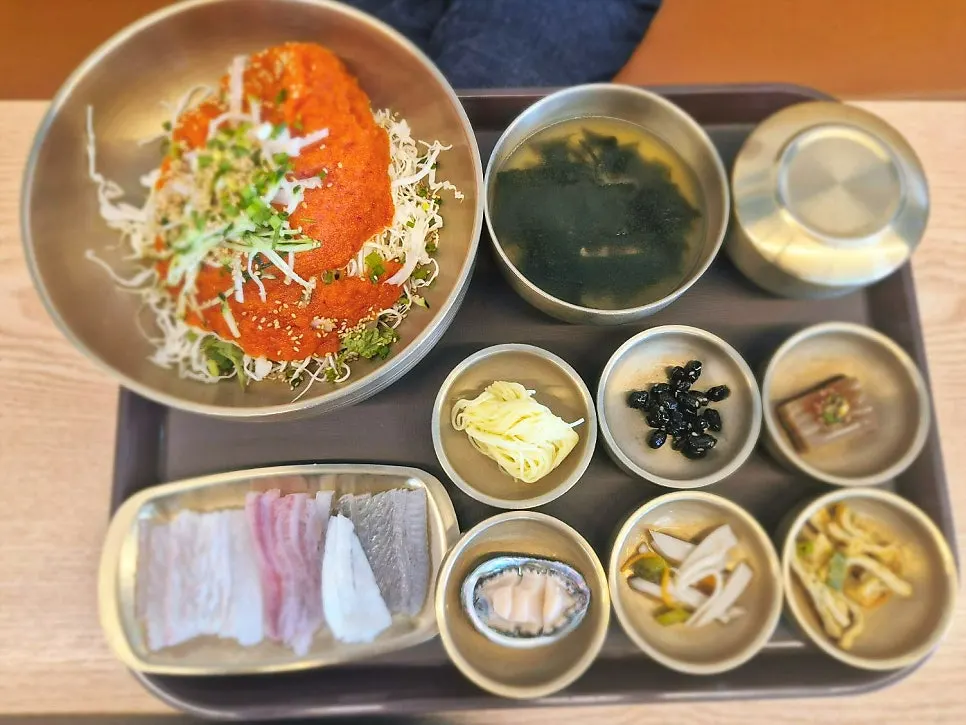 수성수산 살얼음 물회 한 상