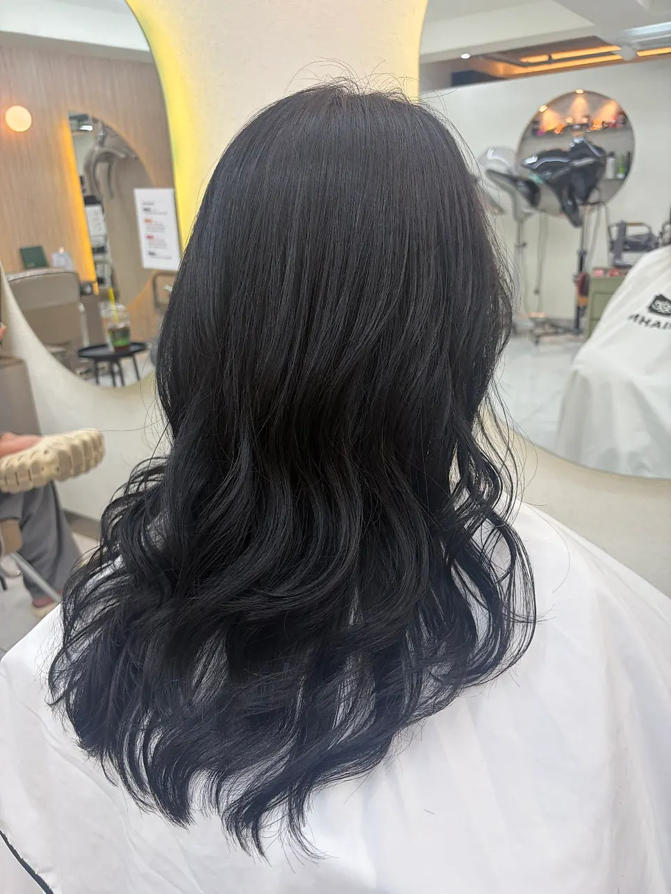 Patchy bob before coloring