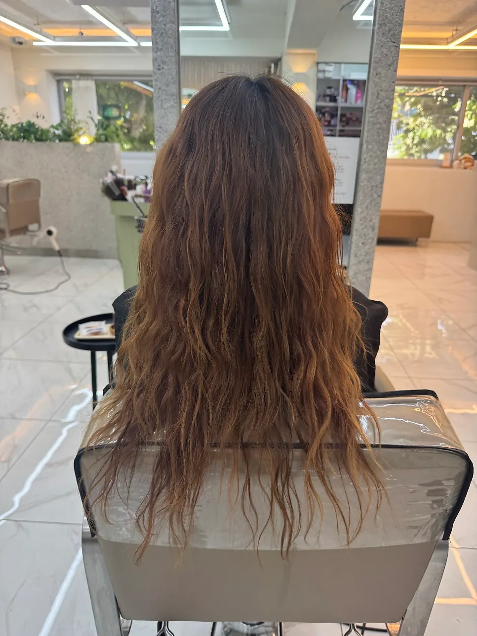 Purple-red hair color consultation