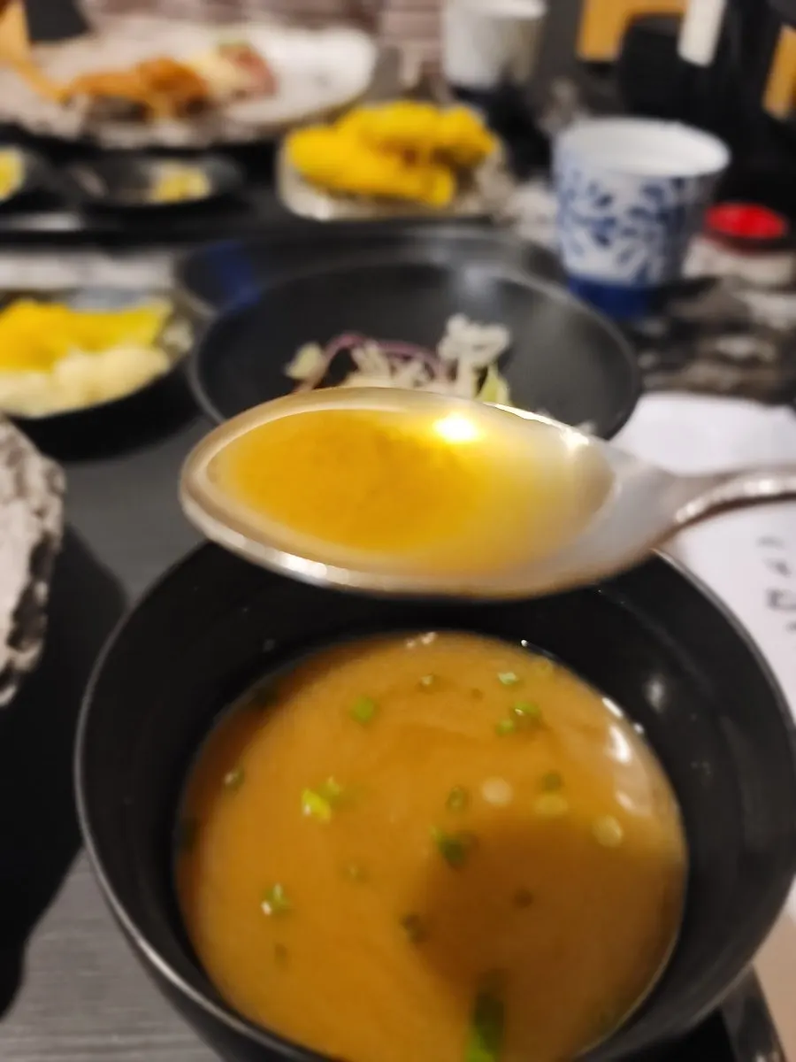 A bowl of rich soup