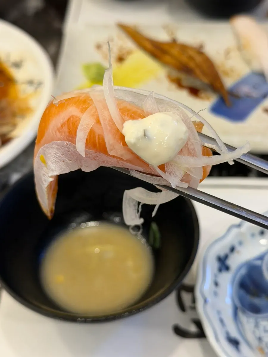 Abalone sushi, tried for the first time