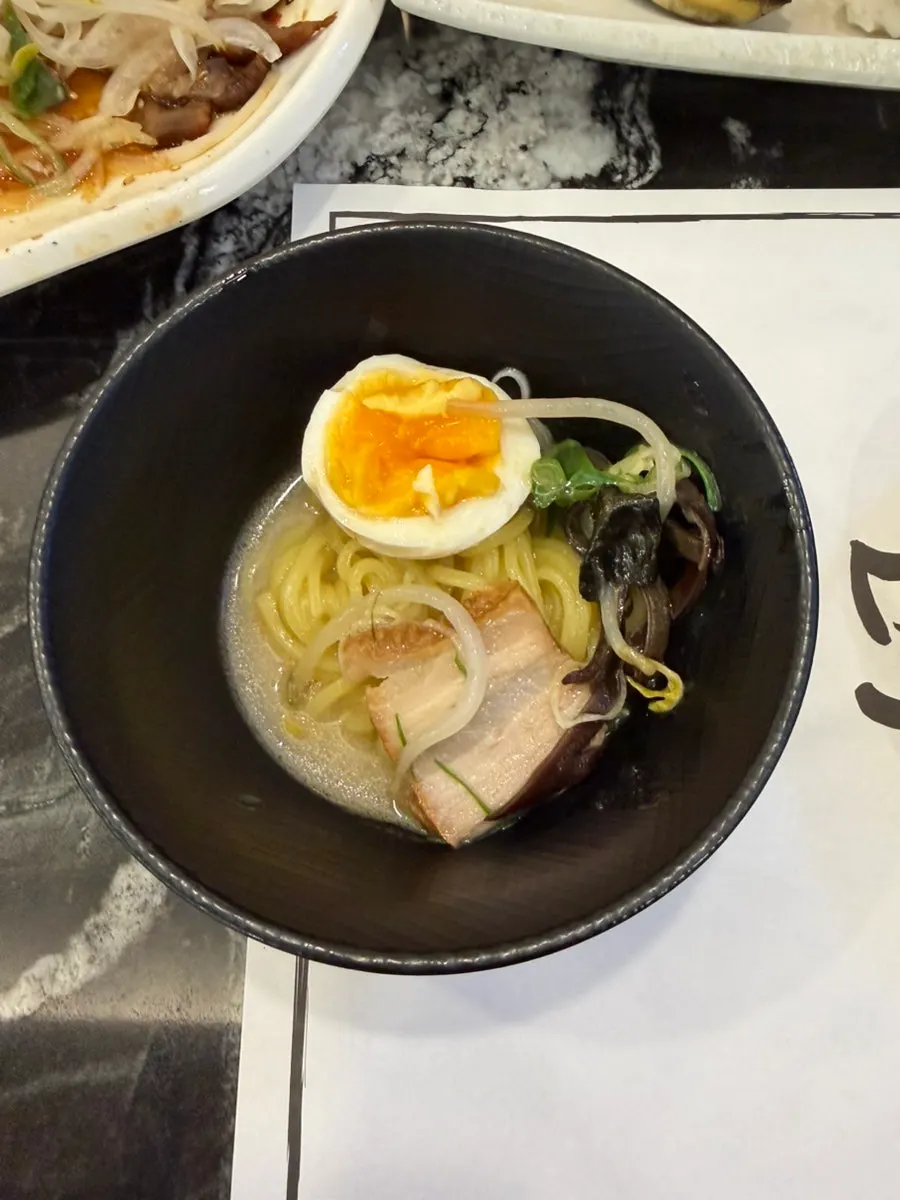Ramen chosen as the set's noodle dish