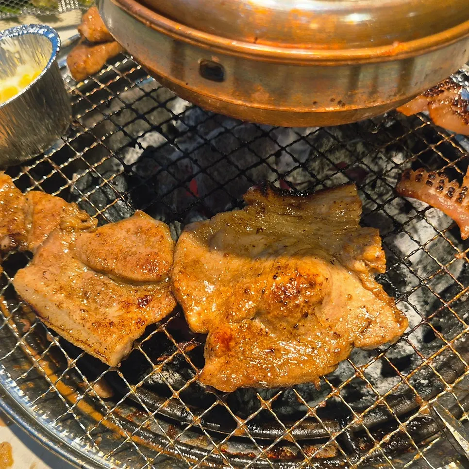 양념이 잘 배인 돼지갈비