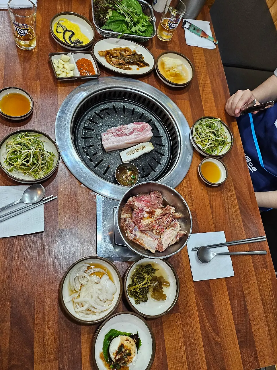 명승제주생고기 메뉴판과 가격표