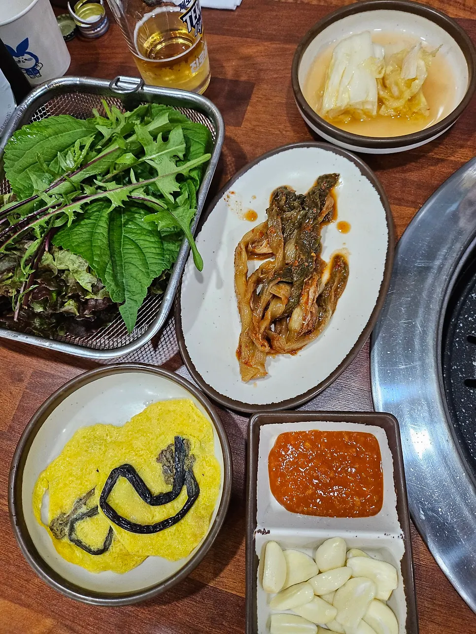식사류 메뉴가 적힌 메뉴판