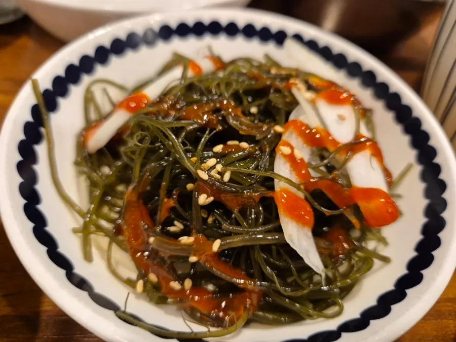 Crispy roasted gim side dish