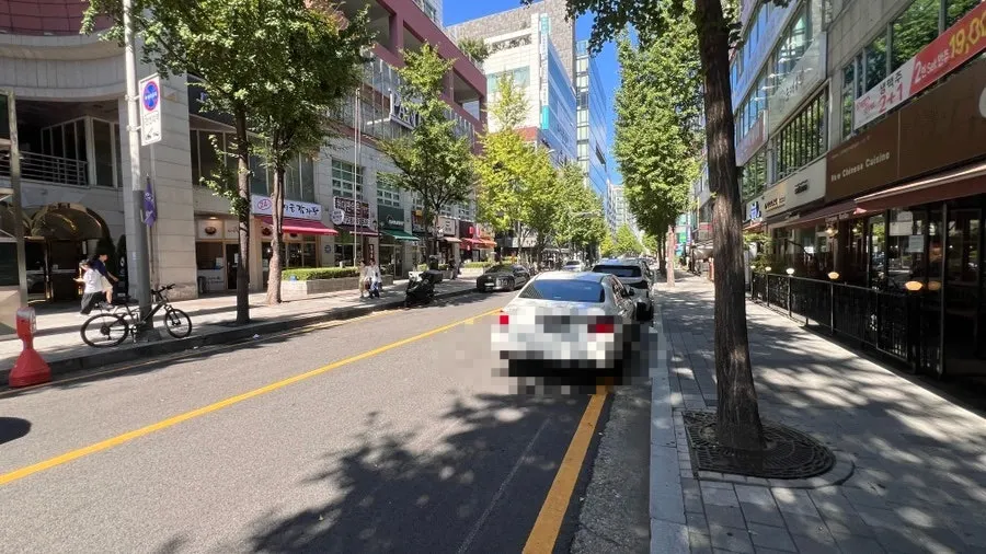 Parking information sign for Myeongyeok Bundang Sunae